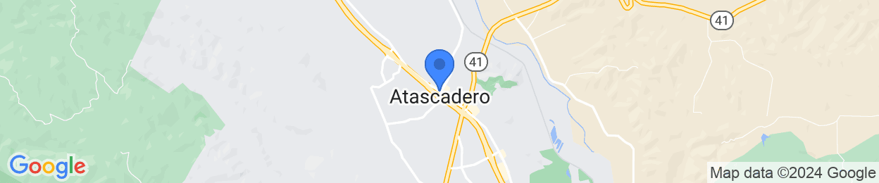 A map of Atascadero.