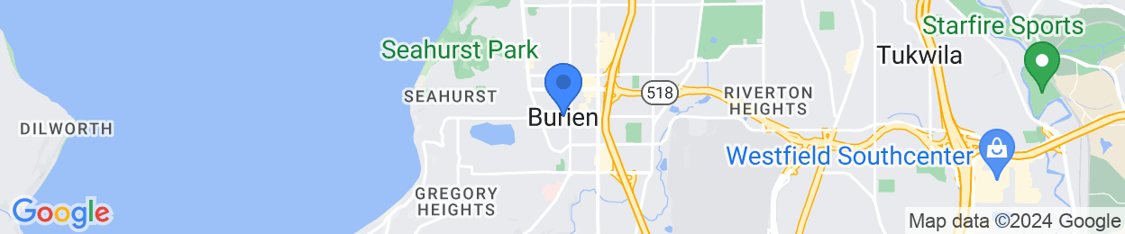 A map of Burien.