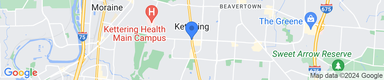 A map of Kettering.