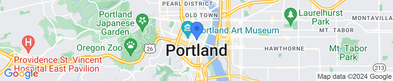 A map of Portland.