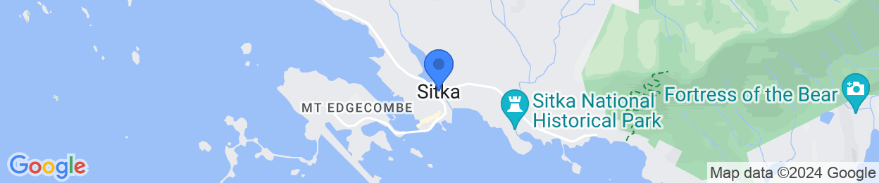 A map of Sitka.