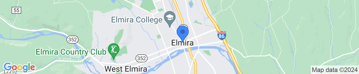 A map of Elmira.