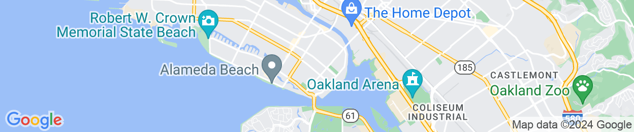 A map of Oakland.