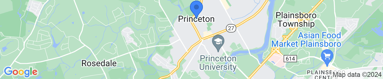 A map of Princeton.