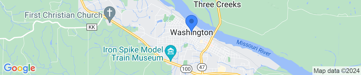 A map of Washington.