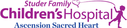 The Studer Family Childrens Hospital at Ascension Sacred Heart logo
