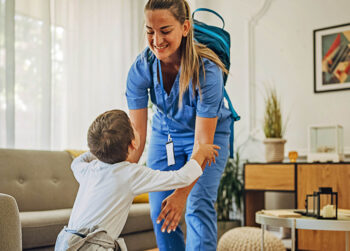 Travel nurse with family