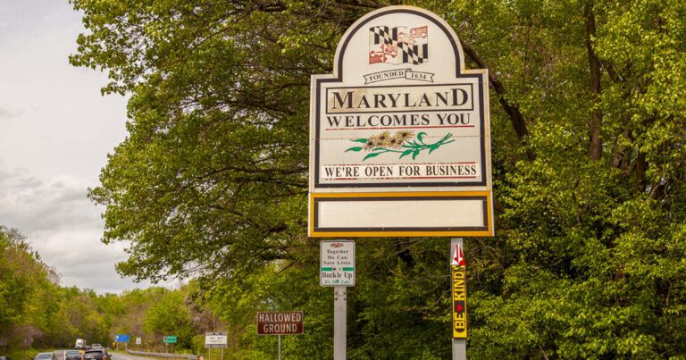 Welcome to Maryland