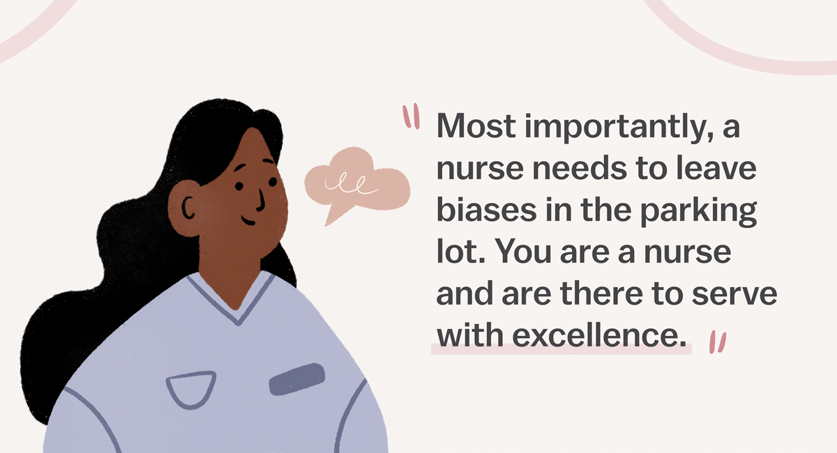 Nurses Advice - Bias Quote