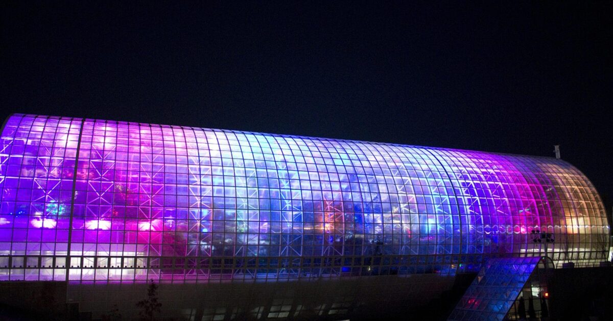 Crystal Bridge at Myriad Botanical Gardens in OKC