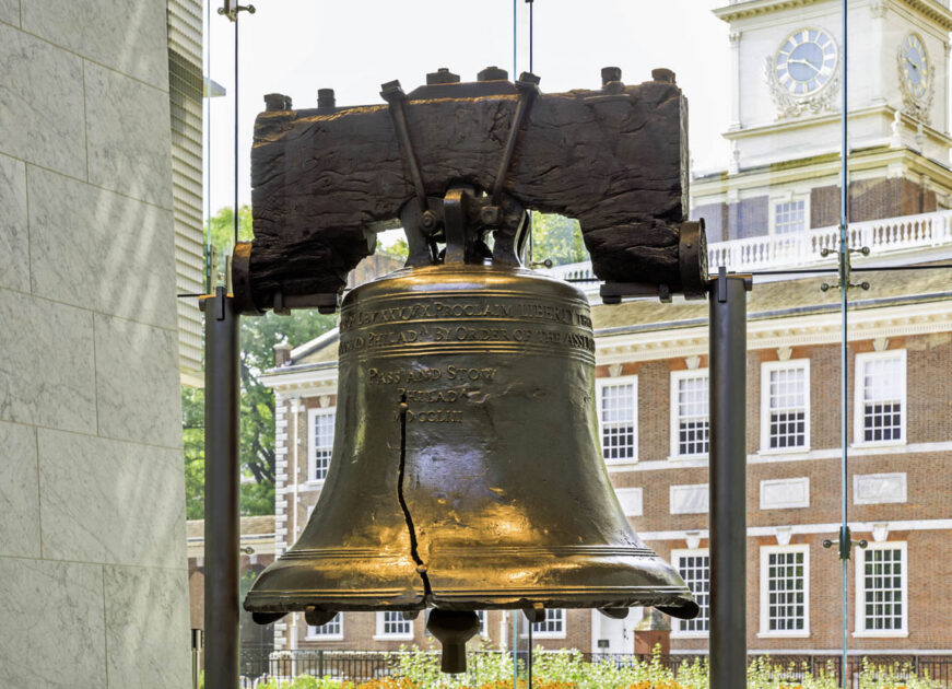 The Liberty Bell in Philadelphia, PA