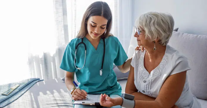 Young, less experienced nurses providing patient care