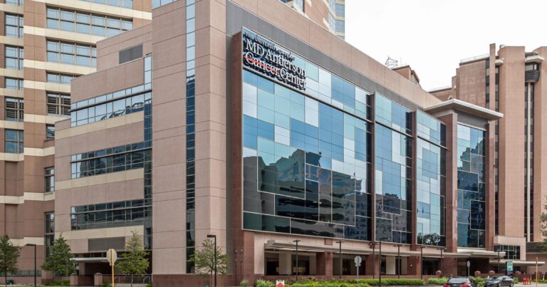 The University of Texas MD Anderson Cancer Center in Houston, Texas